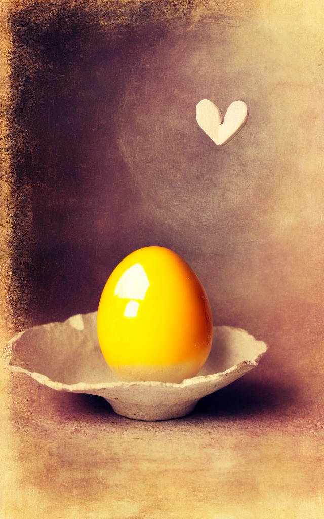 待ち受けにしても可愛い！ハートを書いた卵の画像は復縁パワーを持っている その2