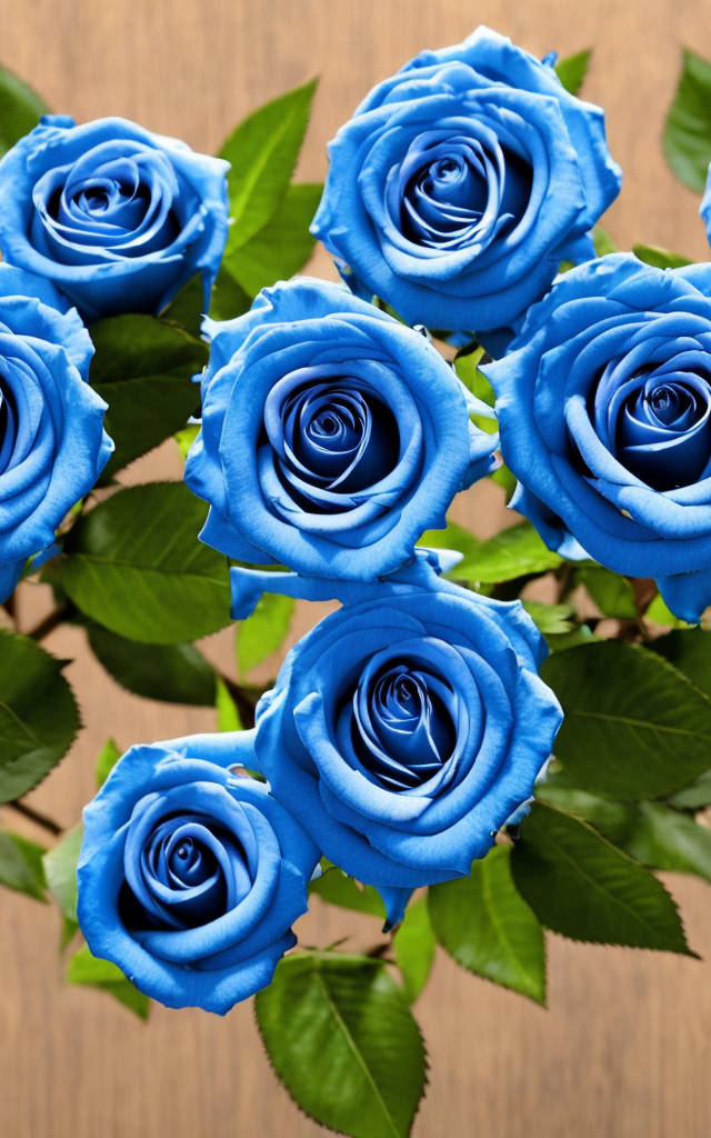 八本の青いバラの待ち受けは復縁の力を秘めている その2