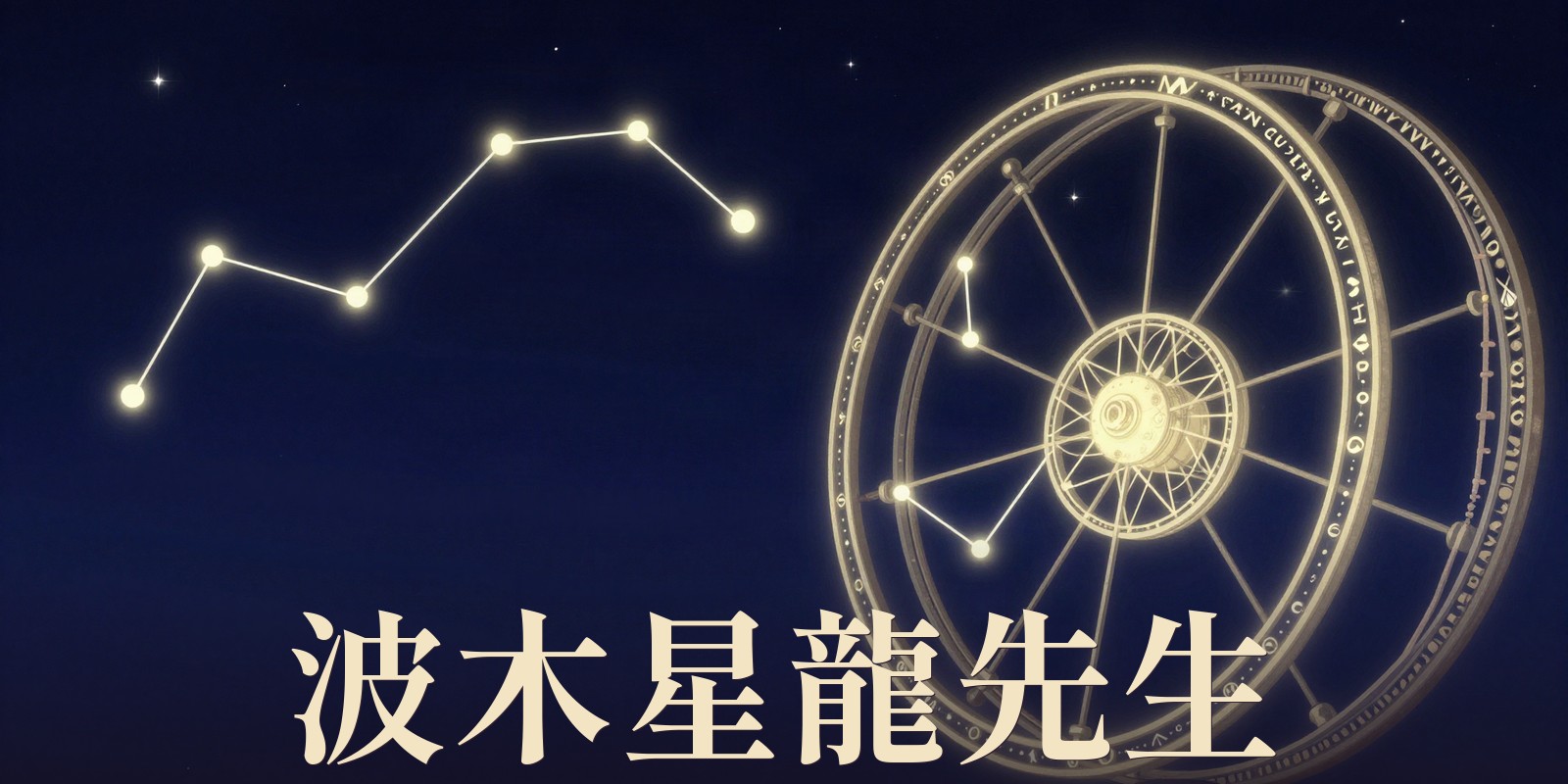 波木星龍先生｜札幌市の占い鑑定室