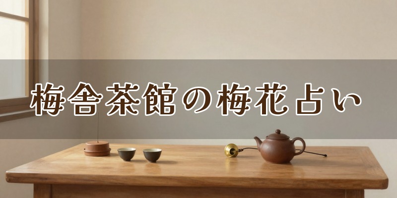 梅舎茶館(めいしゃちゃかん)の梅花占い