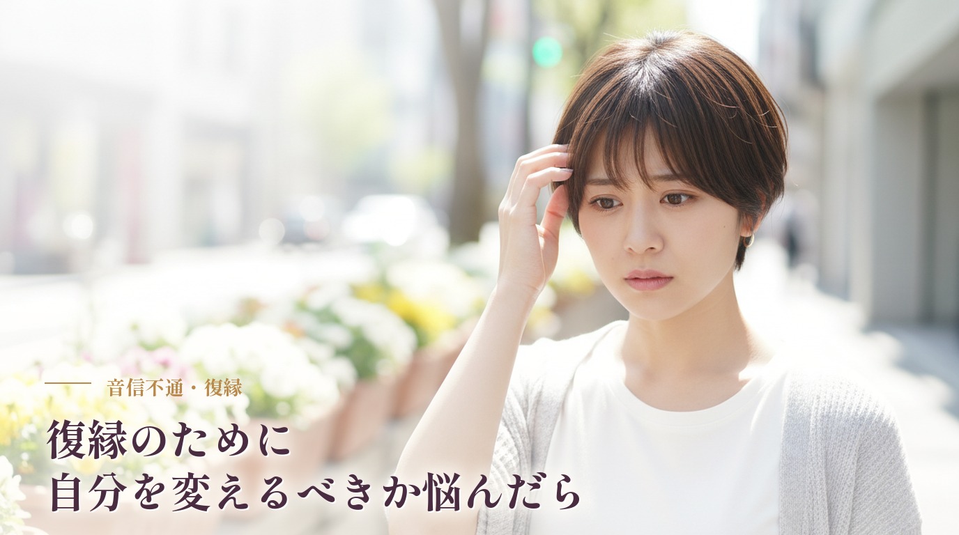 復縁のために自分を変えるべきか悩んだら