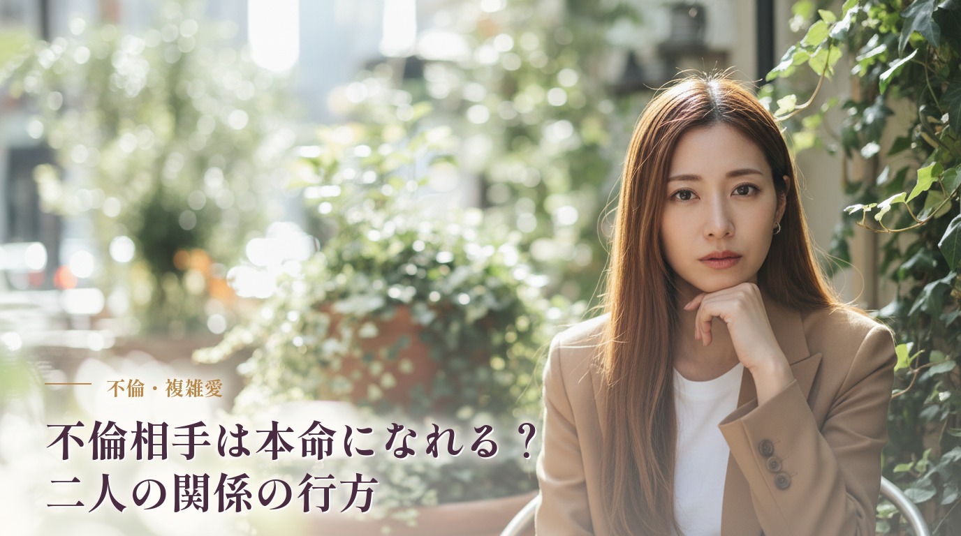 不倫相手は本命になれる？二人の関係の行方