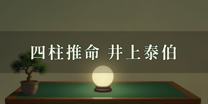 運命鑑定 井上泰伯|岐阜市茜部菱野のマンションにある四柱推命の鑑定所