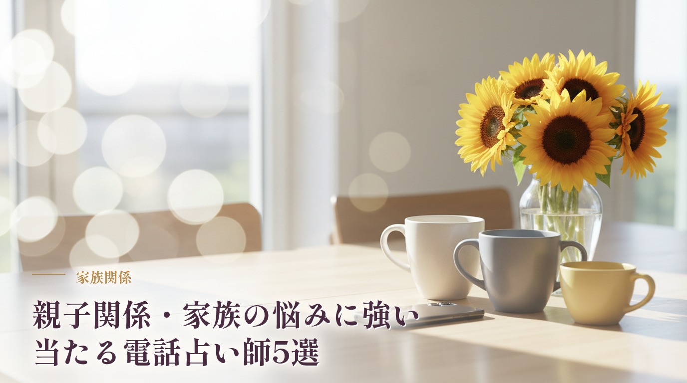 親子関係・家族の悩みに強い、当たる電話占い師5選　誰にも言えない家族の悩みを占ってもらうなら