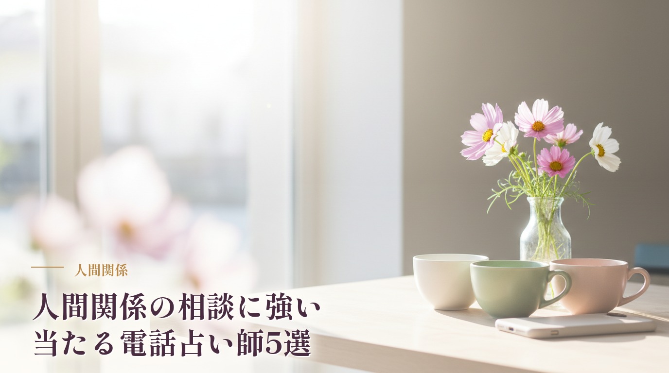 人間関係の相談に強い、当たる電話占い師5選　職場・友人・ママ友の悩みを占ってもらうなら