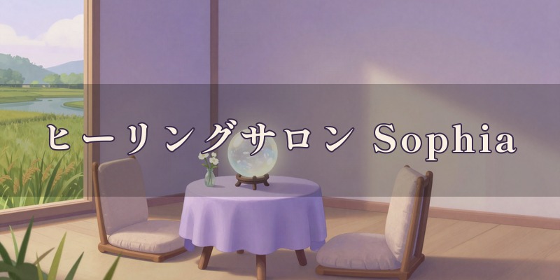 ヒーリングサロンSophia｜大垣市のとなりの輪之内町でタロットを読むサロン