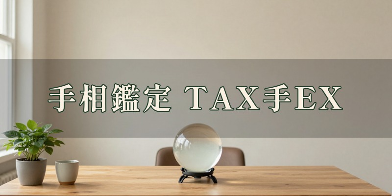手相鑑定 TAX手EX｜大垣市林町の自宅サロンなどで手相を見る占い処