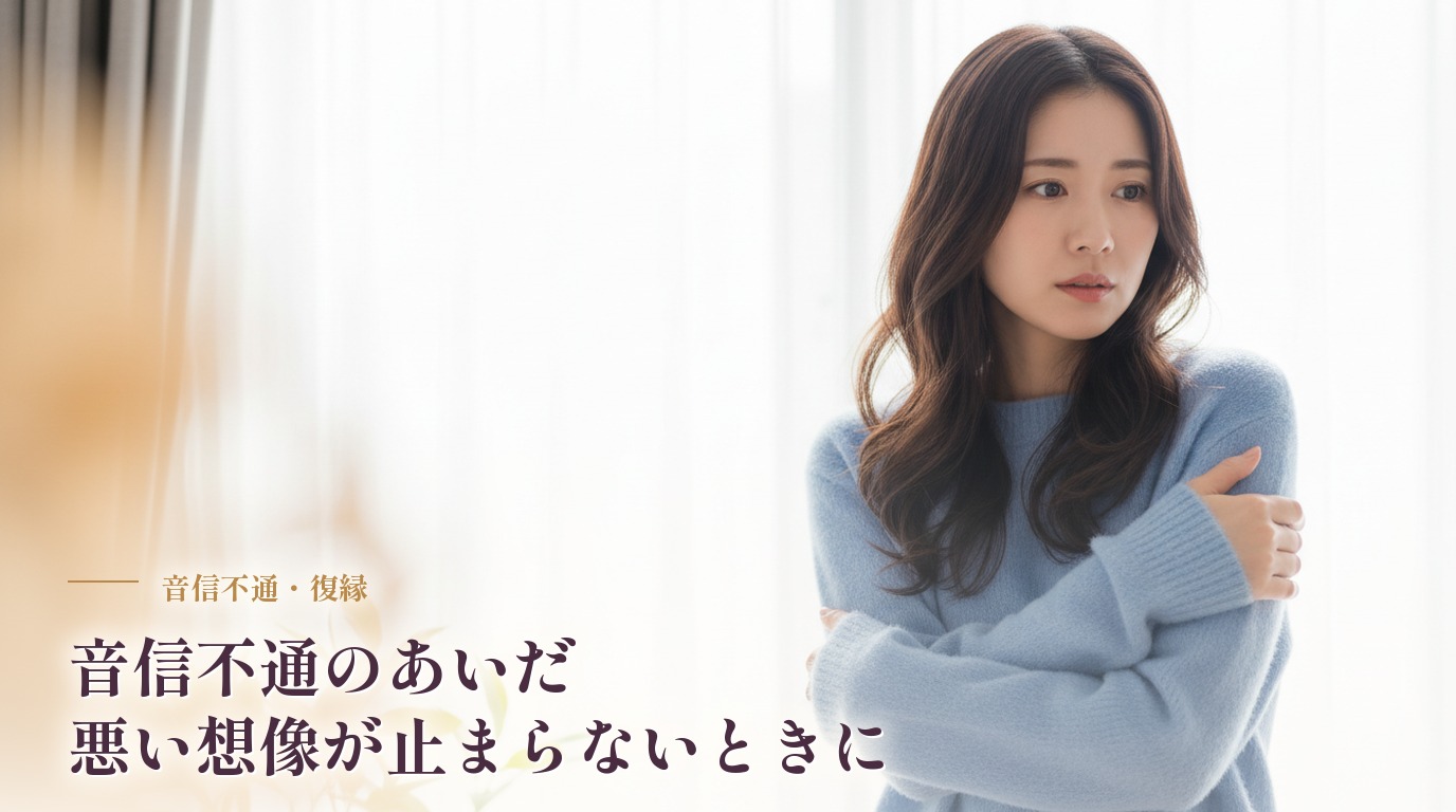 音信不通のあいだ、悪い想像が止まらないときに