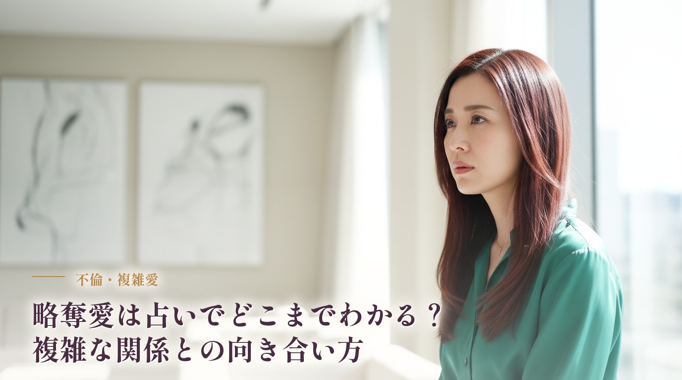 略奪愛は占いでどこまでわかる？複雑な関係との向き合い方
