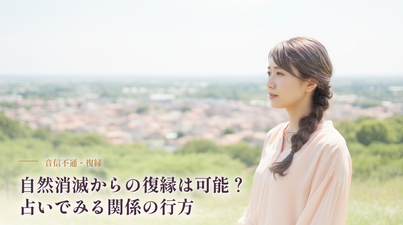 自然消滅からの復縁は可能？占いでみる関係の行方