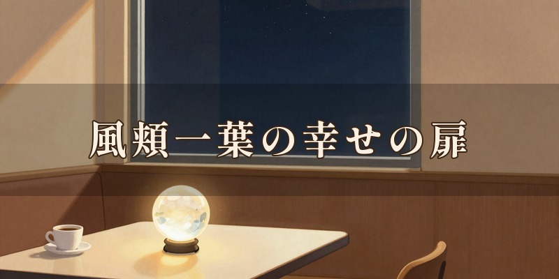 風頬一葉の幸せの扉｜多治見市のデニーズ多治見店で対面の鑑定をしている占い師
