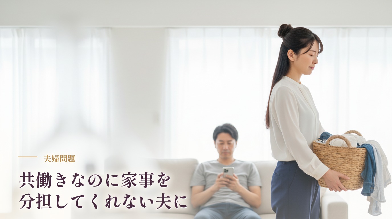 共働きなのに家事を分担してくれない夫にモヤモヤするとき