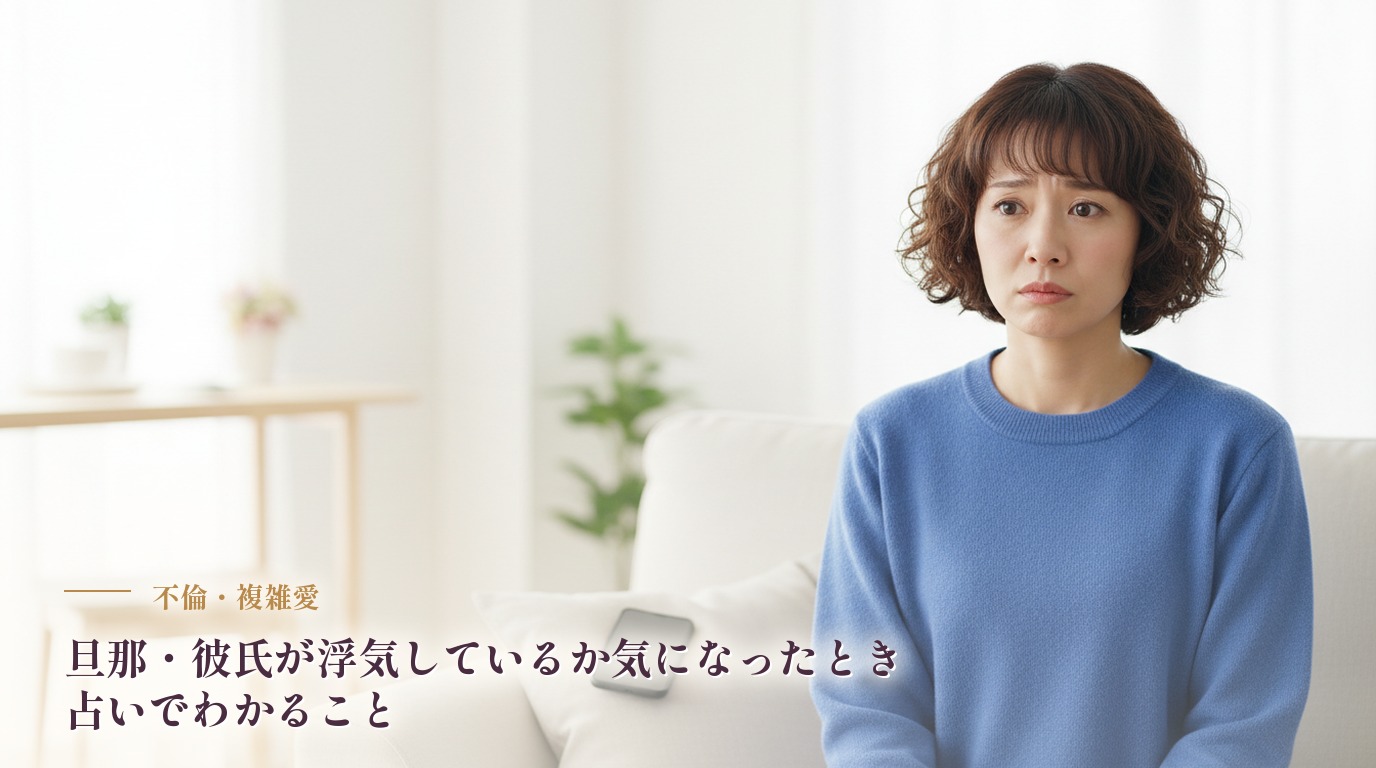 旦那・彼氏が浮気しているか気になったとき、占いでわかること